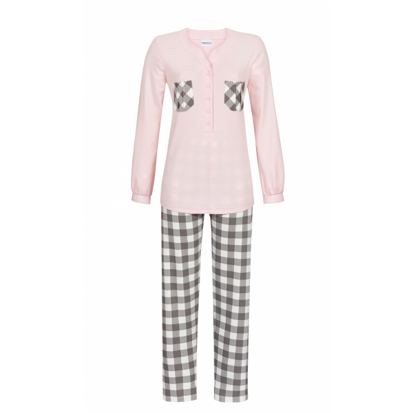 Ringella Pyjama, met Carree broek 38 - 48 ( 100% Katoen )