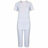 Ringella Dames pyjama gestreept met pirate broek 100% Katoen