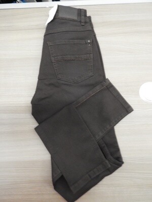 Para Mi Damesbroek: Nikita Color denim: Dark Brown L30