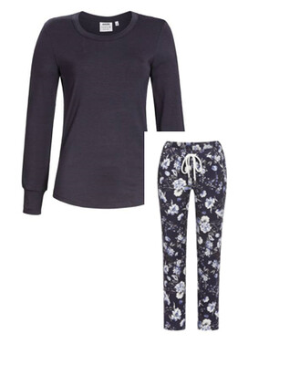 Ringella Dames Pyjama / Homewear: Blauw ( SOLO collectie ) Tencel