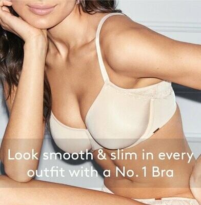 NO1 bra: Skin beugelBH met extra stuk onder de oksel