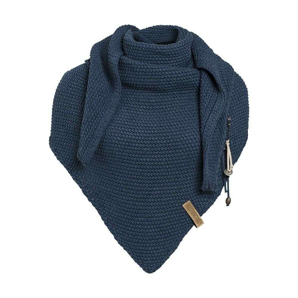Knitfactory: Sjaal Jeansblauw