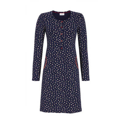 Ringella Nachthemd tot maat 54 (100% CO) - Blauw