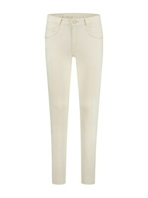 Para Mi Damesbroek: Celine Fancy Color denim Off White ( Skinny leg )