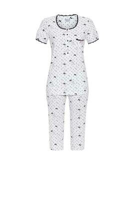 Ringella Dames Pyjama: Korte mouw en 3/4 broek ( Tencel )