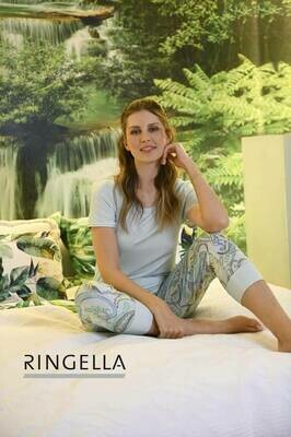 Ringella Pyjama: T-shirt met 3/4 broek bedrukt