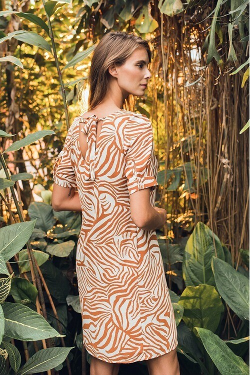 Signe Nature Signe Nature Kleed: Cognac
