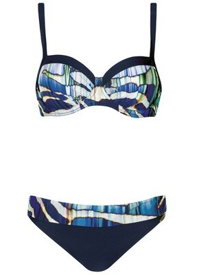 Sunflair Bikini: Blauw voorgevormd