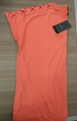 Marble T-shirt met aangesneden mouw