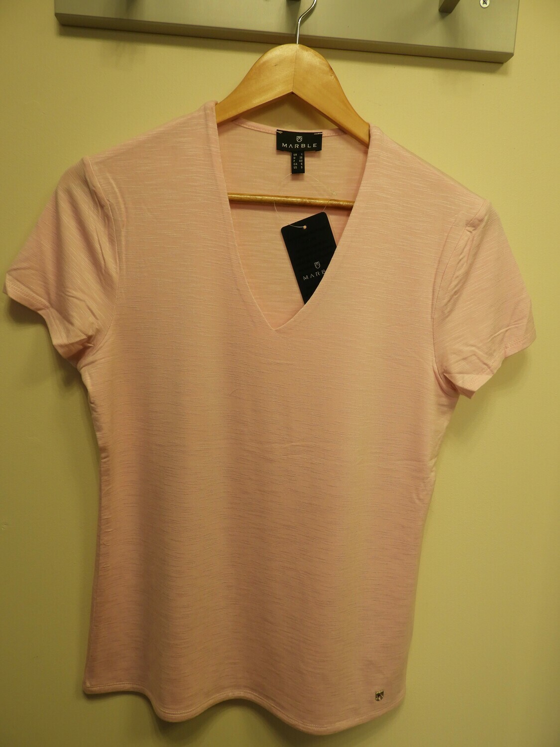 Marble Fijne T-shirt: Roze