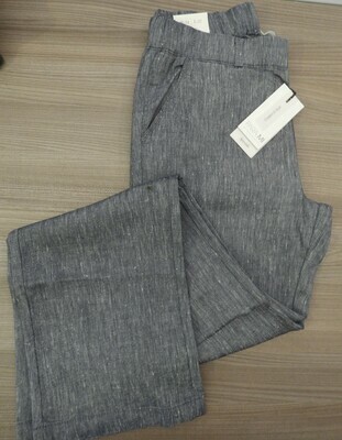 Para Mi Linnen broek: Hannah ( Elastiek in de lenden ) Blauw linnen