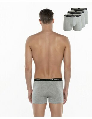 Punto Blanco Boxershort Heren: Grijs ( per 3 verpakt )