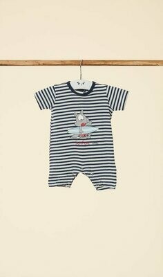 Happy People Baby Pyjama / kruippak: Jongens ( korte mouw )