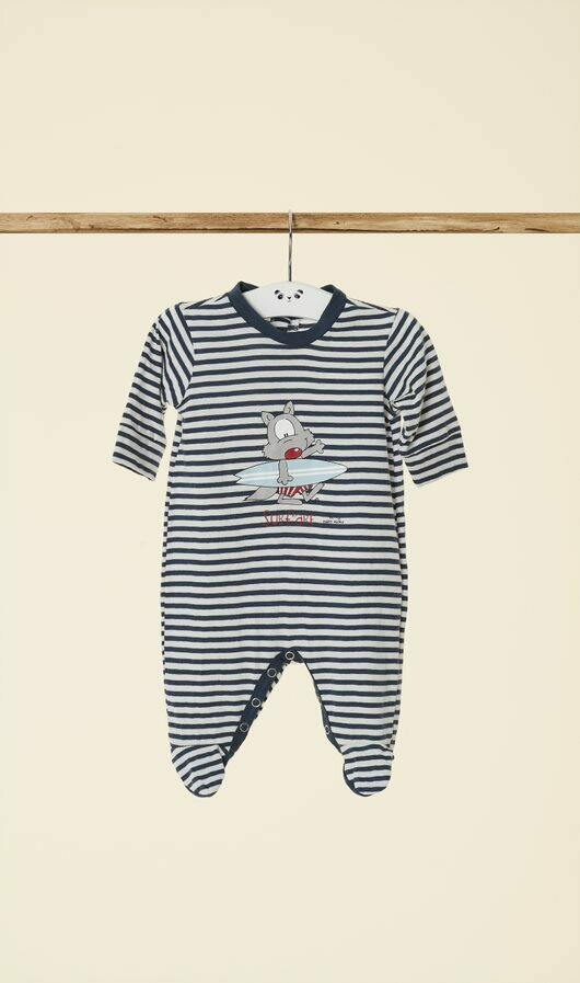 Happy People Baby Pyjama / kruippak: Jongens