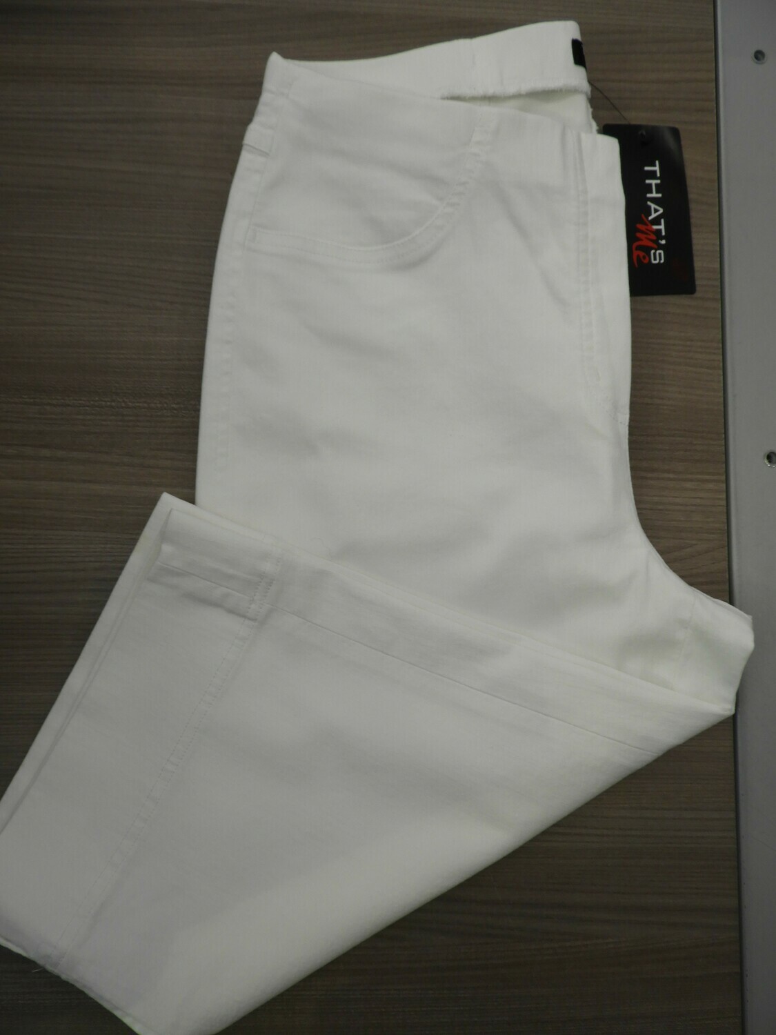That's Me Witte Short: elastiek in de lenden ( tot maat 50 )