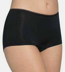 Sloggi Dames Feel Sensational Short: Micro Cotton ( Zwart / Wit / Huidskleur )