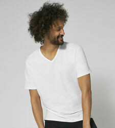 Sloggi Men Go Shirt V neck: Wit ( slim fit )