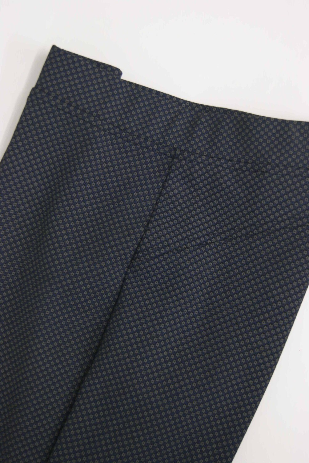 Diversa Lange broek: elastiek in de lenden ( Blauw met motiefje)