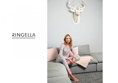 Ringella Dames Pyjama: Carré motief