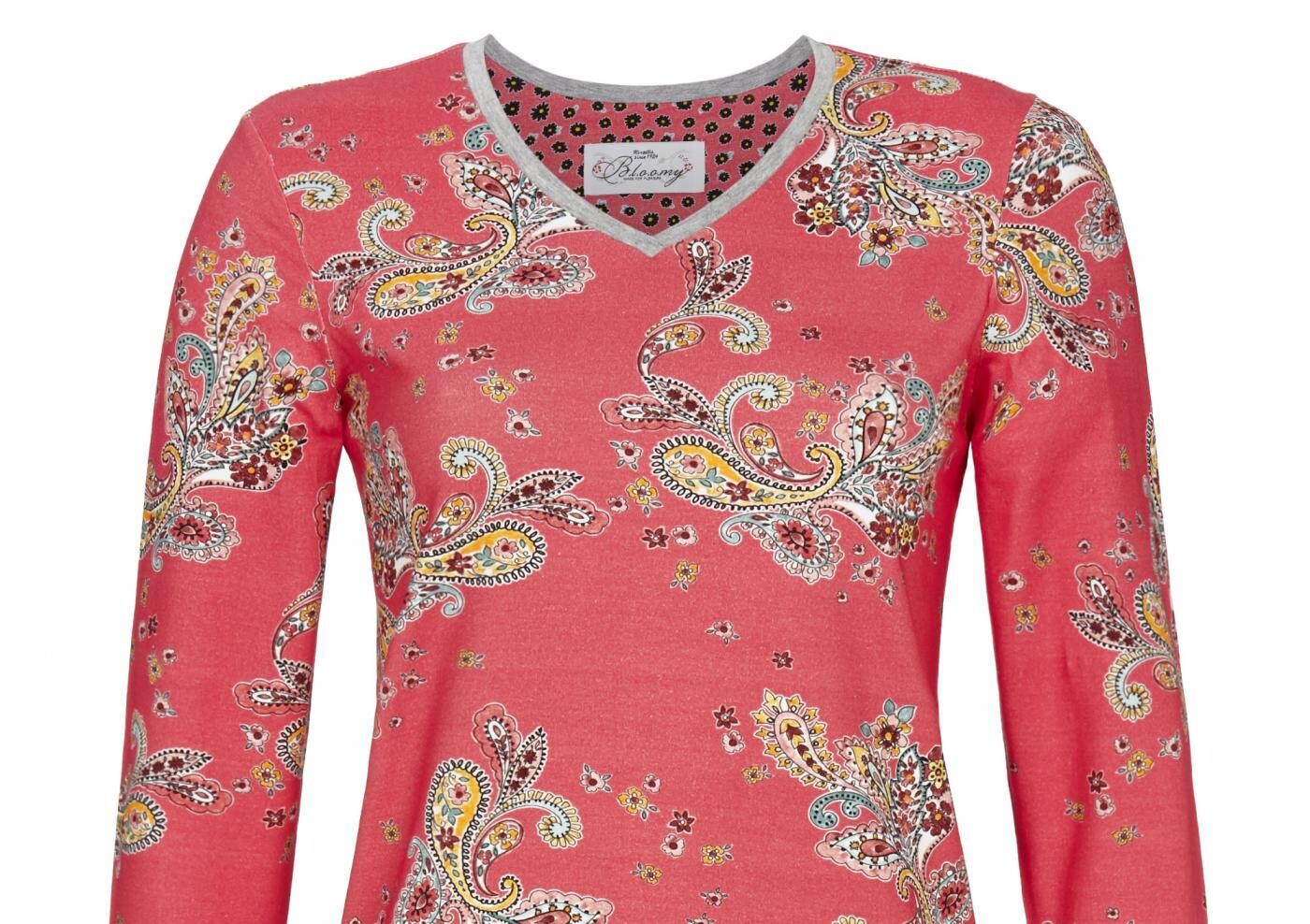 Ringella Bloomy Dames Pyjama: V hals / Lange broek, Tencel