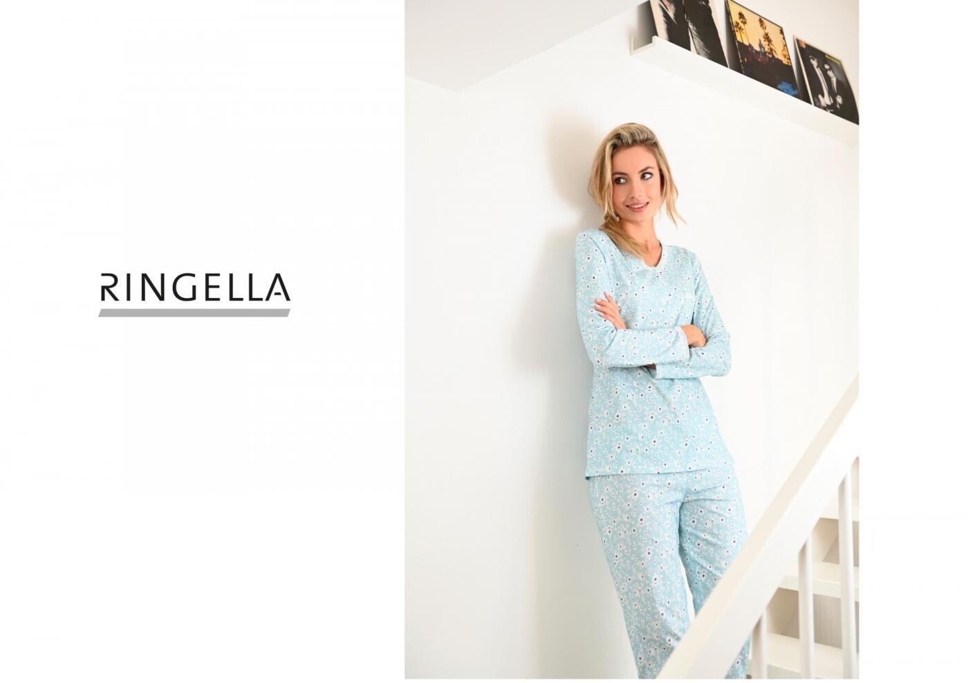 Ringella Dames pyjama: 100% Katoen