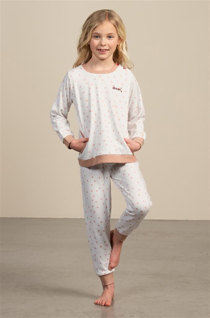 Eskimo Meisjes Pyjama: Sara, gemoltoneerd ( 2 - 8jaar )