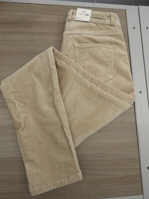 Para Mi Broek: Celine Vintage Corduroy, Beige Marble, L32