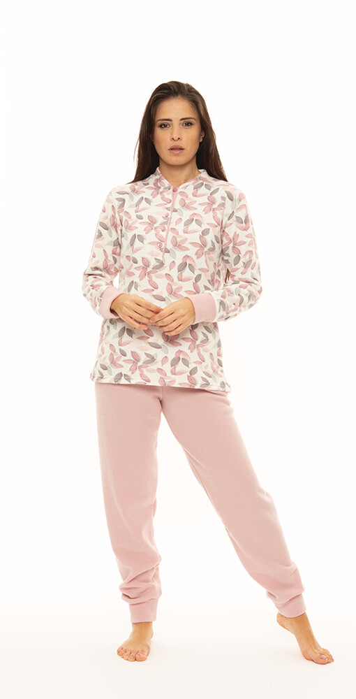 Gary Dames Pyjama: Roze, Punto Milano ( WARM )