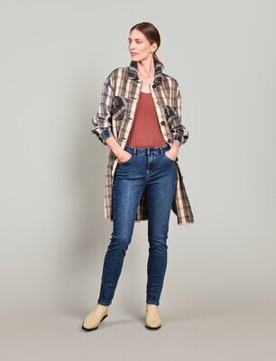 Summum Overhemd jacket: Carree, wolmix