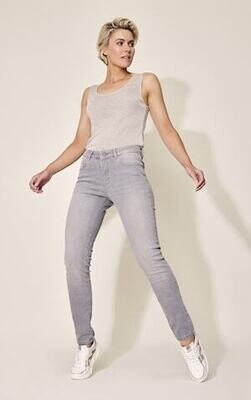 Para Mi Dames broek: Celine, Reform Denim, Pebble Grey L32