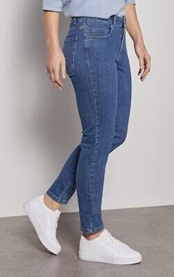 Para Mi Dames Jeans broek: Celine, Medium blue, Reform denim, L32