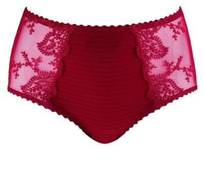Louisa Braque Hoge Slip: Elise, Rood