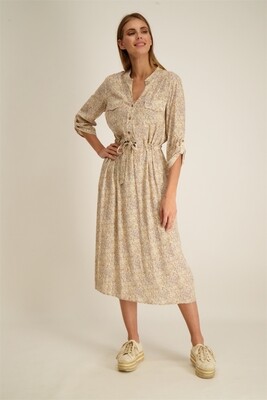 Signe Nature Lange beige kleed