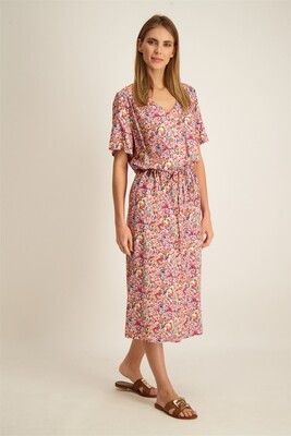 Signe Nature kleed: multi color / flower