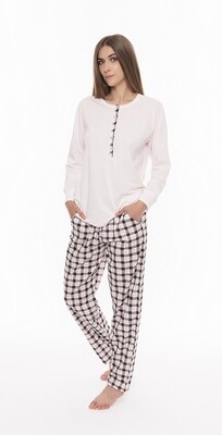 Gary Dames Pyjama: 100% Katoen