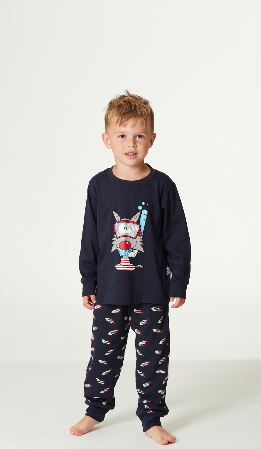 Happy People Jongens Pyjama: Lange mouw / broek