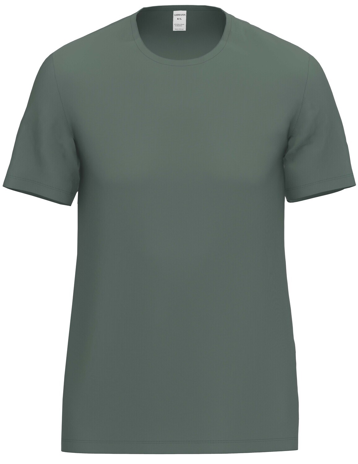 Ammann Heren T-shirt: Tencel, groen ( Ideaal om te slapen, los te dragen )