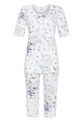 Ringella Dames Pyjama: Korte mouw / capri broek, Modal / katoen