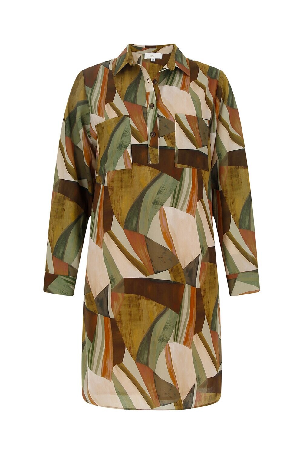 Signe nature Kleed: multi color, groen
