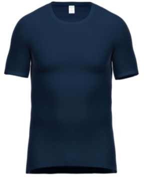 Ammann Heren Onderhemd, THERMO: Korte mouw, donker blauw