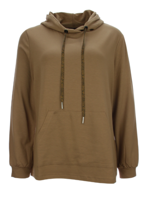 See You Sweater met kap, camel
