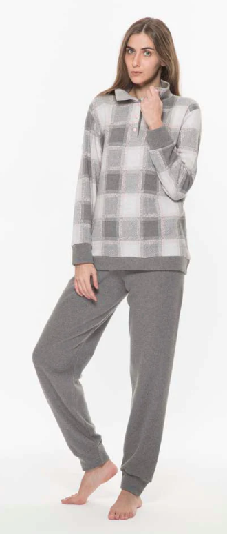 Gary Dames Pyjama / Homewear: Punto Milano, zeer warm en zacht
