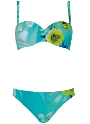 Sunflair Bikini: blauw geprint