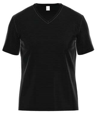 Ammann Onderhemd Heren: Korte mouw, V hals, katoen / modal
