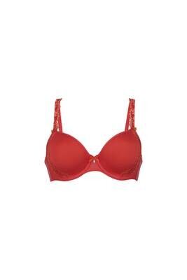 Rosa Faia Spacer BH: Colette, Flame kleur, Europese Maten