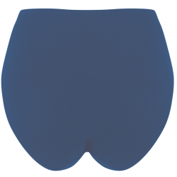 Louisa Bracq Slip naadloos: Maxi, Cotton skin, Blauw