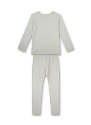 Sanetta meisjes Pyjama: munt groen, modal katoen
