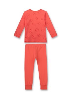 Sanetta pyjama meisjes: Eekhoorn motief, 100% katoen
