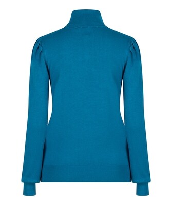 Esqualo sous pull: petrol kleur