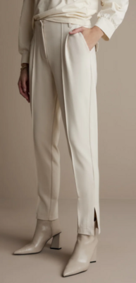 Summum Broek: Punto Milano, Ivory, elastiek in de lenden